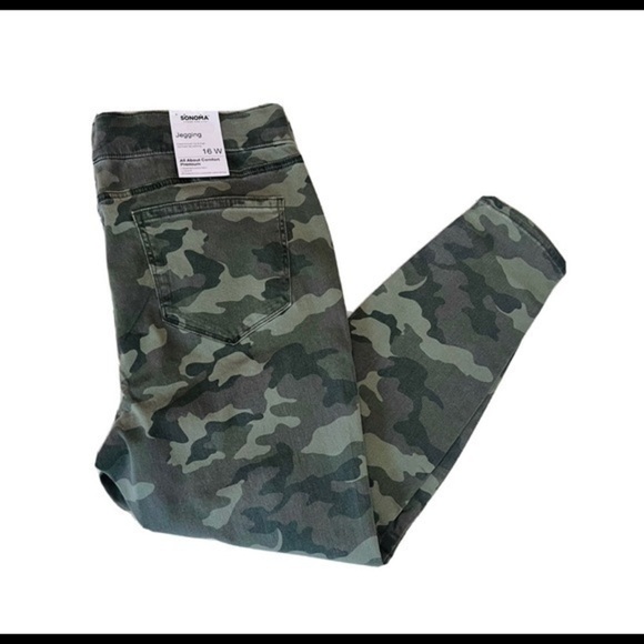 Sonoma Jeggings Jeans Camo Stretch Ultrasoft 18W - Picture 6 of 8